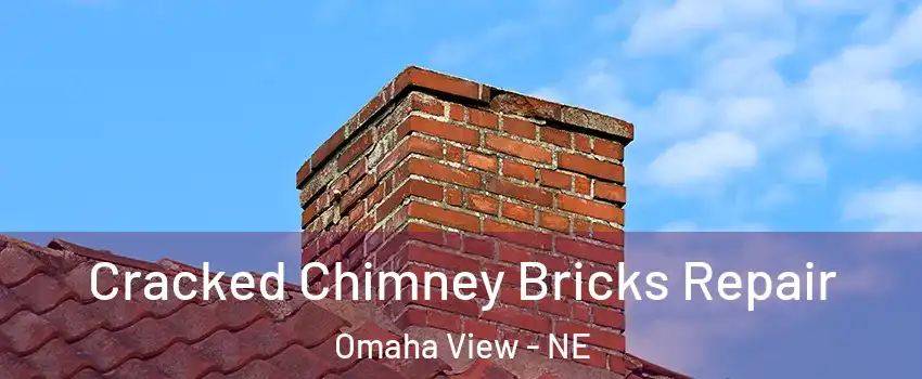 Cracked Chimney Bricks Repair Omaha View - NE