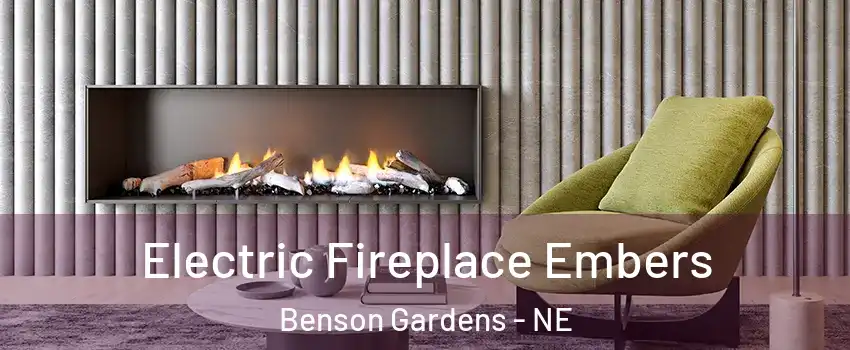 Electric Fireplace Embers Benson Gardens - NE