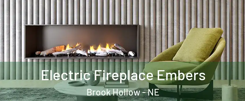 Electric Fireplace Embers Brook Hollow - NE