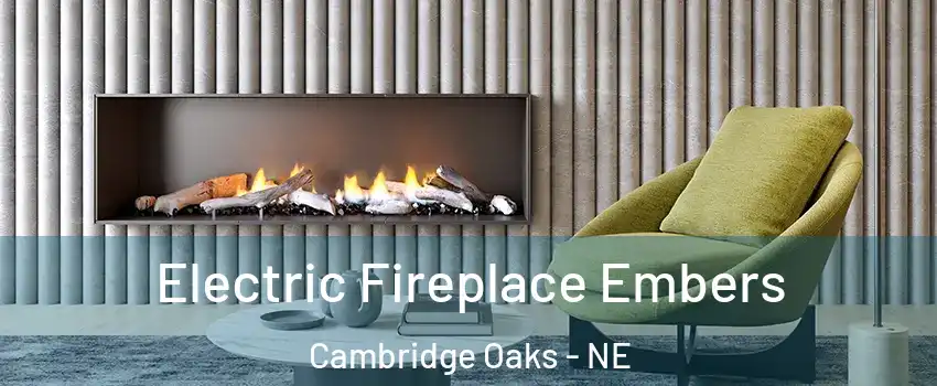 Electric Fireplace Embers Cambridge Oaks - NE