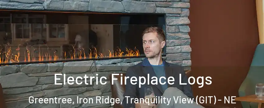 Electric Fireplace Logs Greentree, Iron Ridge, Tranquility View (GIT) - NE