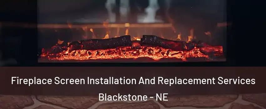 Fireplace Screen Installation And Replacement Services Blackstone - NE