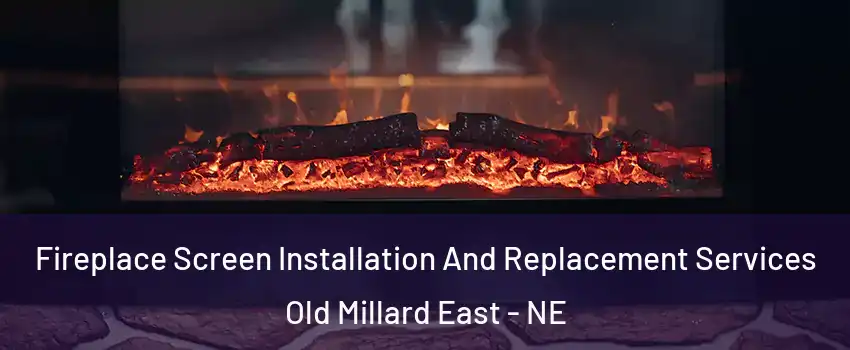 Fireplace Screen Installation And Replacement Services Old Millard East - NE