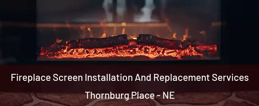 Fireplace Screen Installation And Replacement Services Thornburg Place - NE