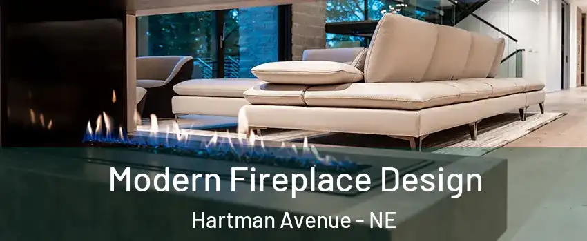 Modern Fireplace Design Hartman Avenue - NE