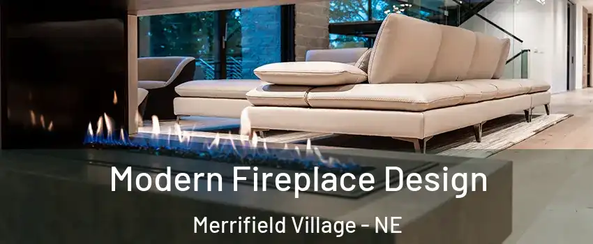 Modern Fireplace Design Merrifield Village - NE