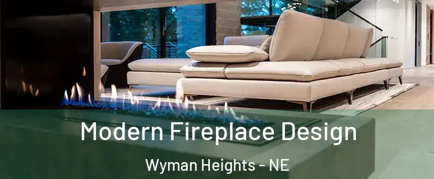 Modern Fireplace Design Wyman Heights - NE