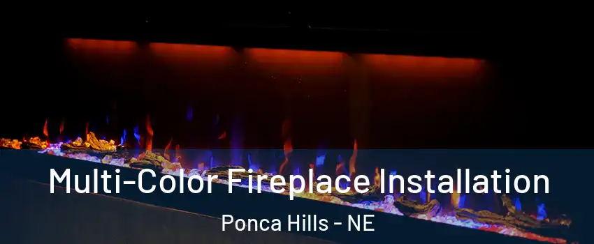 Multi-Color Fireplace Installation Ponca Hills - NE