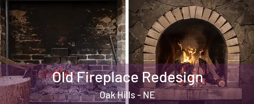 Old Fireplace Redesign Oak Hills - NE