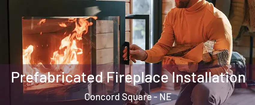 Prefabricated Fireplace Installation Concord Square - NE